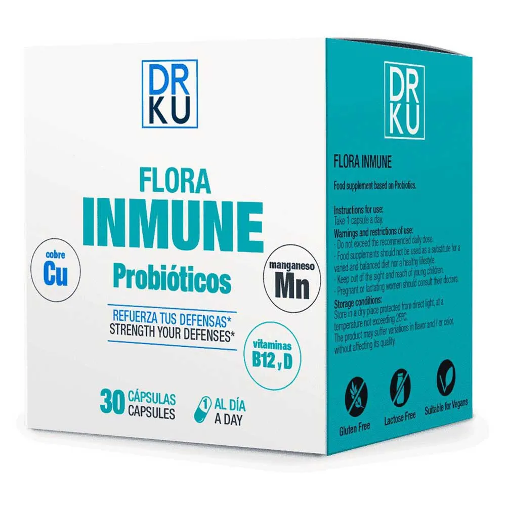Powergym Flora Immune Kapslar 30 Enheter, White, One Size