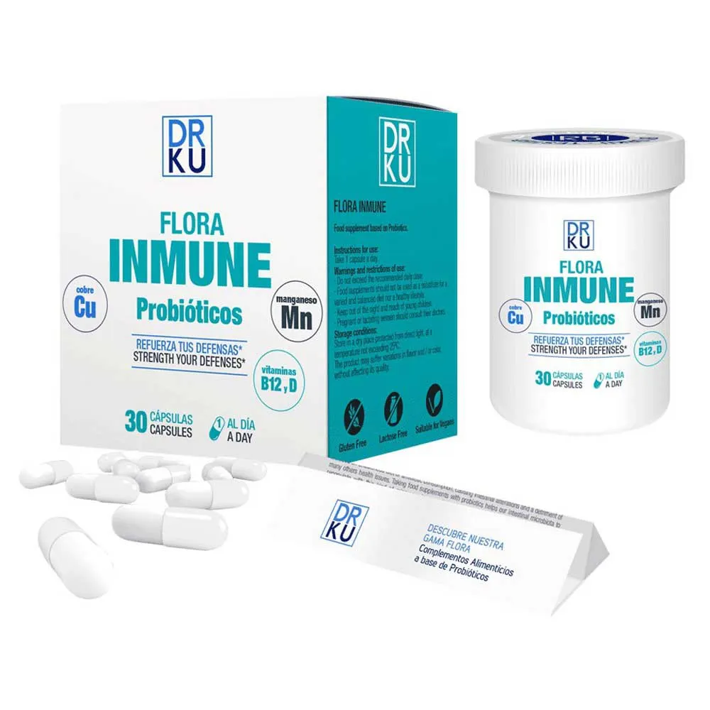Powergym Flora Immune Kapslar 30 Enheter, White, One Size