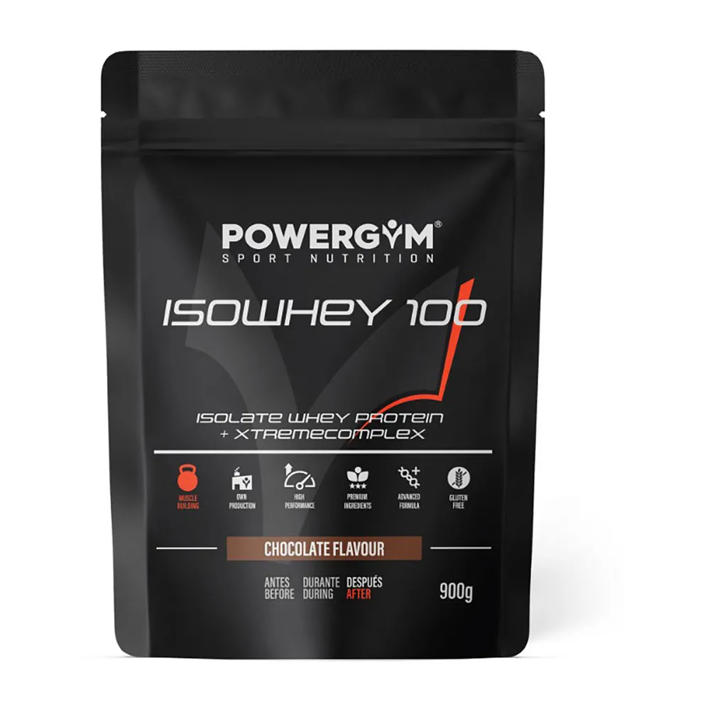 Powergym Isowhey 100 Vassleproteinisolat Choklad 900g, One size