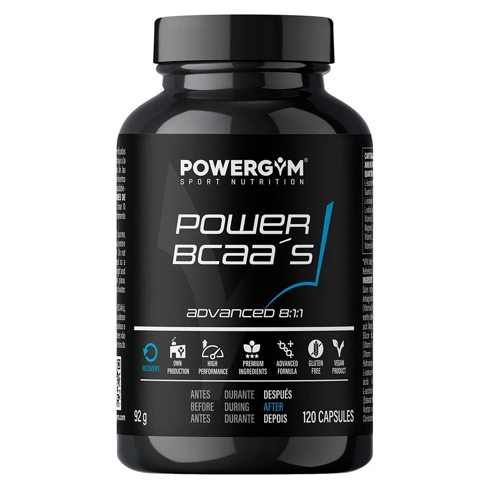 Powergym Power Bcaa´s Kapslar 120 Enheter, Neutral