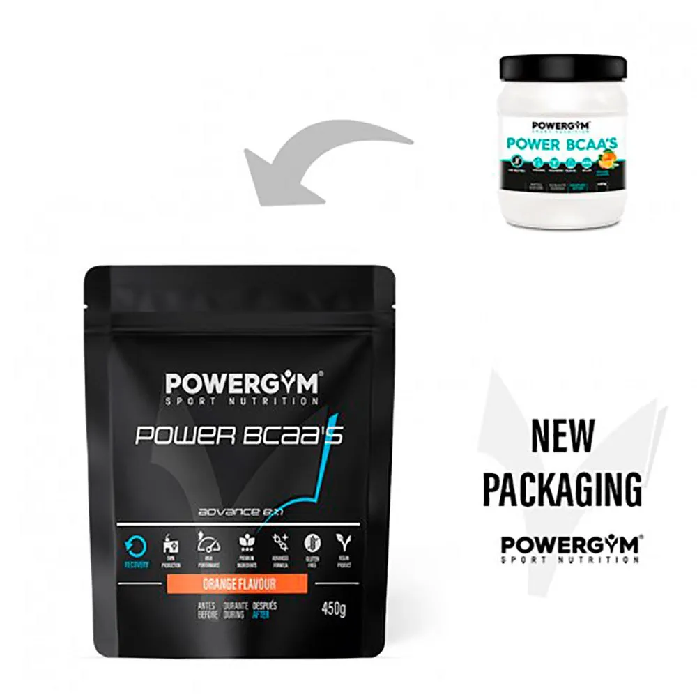 Powergym Power Bcaa´s Kapslar Apelsin 450g, Orange