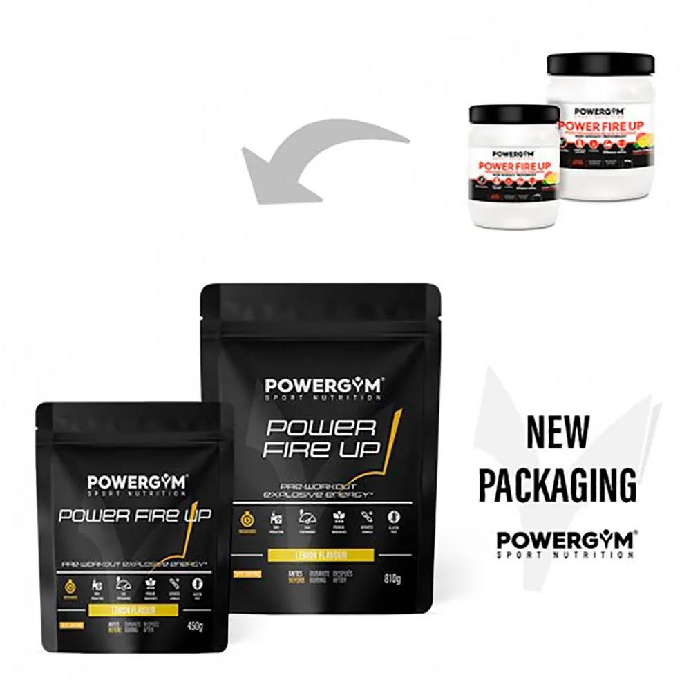 Powergym Power Fire Up Proteinpulver För Dryck Citrusfrukter 450g, Multicolor, One Size Powergym Power Fire Up Proteinpulver För Dryck Citrusfrukter 450g, Multicolor, One Size