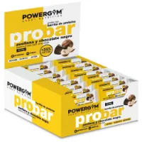 Powergym Probar Proteinbarslåda Mörk Choklad Och Hasselnöt 50g 16 Enheter