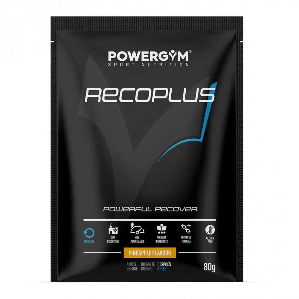 Powergym Recoplus Återhämtningsdos I Ask Ananas 80g 15 Enheter, White, One Size