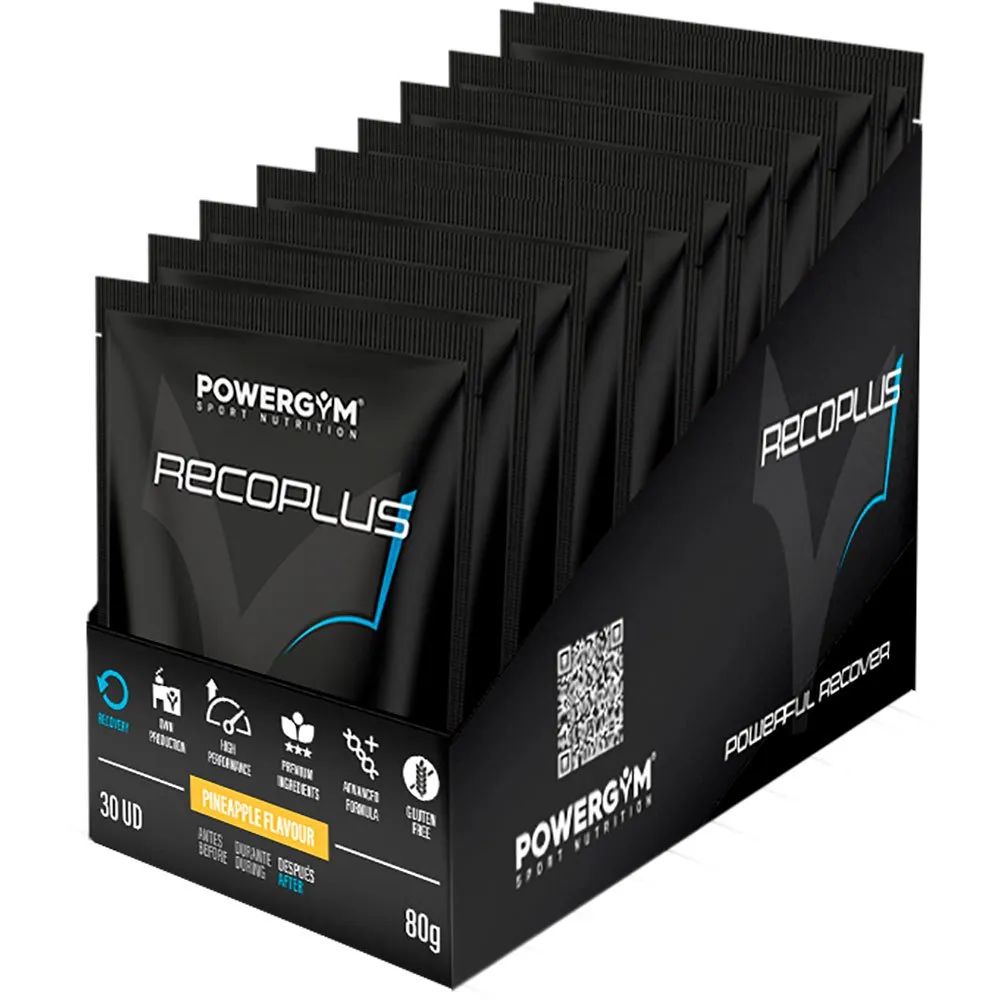 Powergym Recoplus Återhämtningsdos I Ask Ananas 80g 15 Enheter, White, One Size