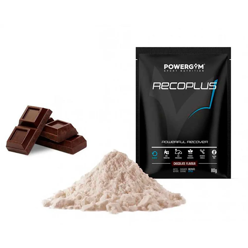 Powergym Recoplus Återhämtningsdos I Ask Choklad 80g 15 Enheter, White, One Size