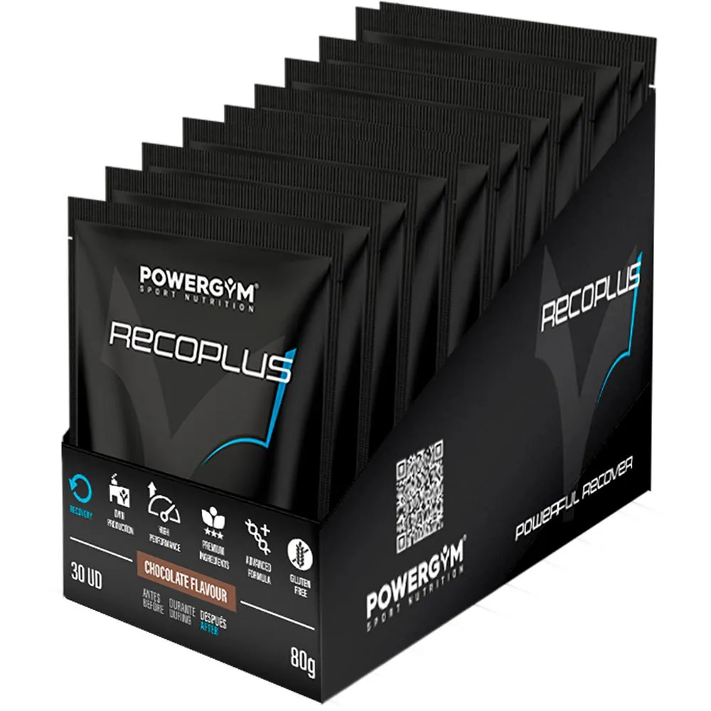 Powergym Recoplus Återhämtningsdos I Ask Choklad 80g 15 Enheter, White, One Size