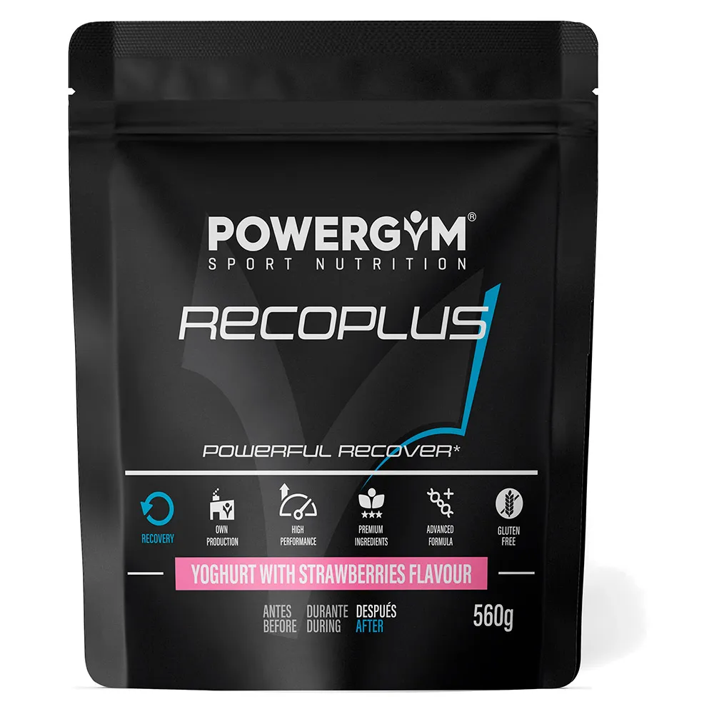 Powergym Recoplus Yoghurt Med Jordgubbar 560g, One size