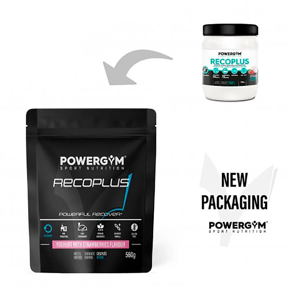 Powergym Recoplus Yoghurt Med Jordgubbar 720g, One size