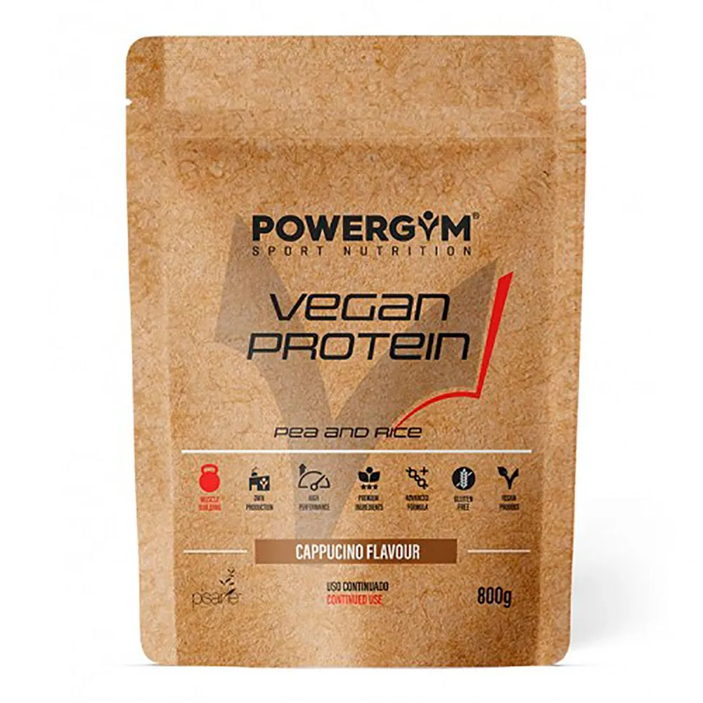 Powergym Veganskt Protein Cappuccino 800g, One size