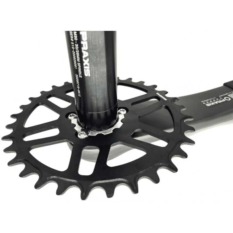 Praxis Dm 1x Narrow Wide Kedjehjul, Black, 34t