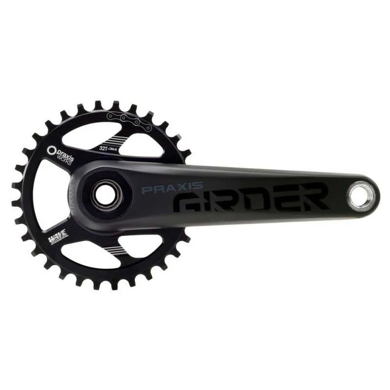 Praxis Girder Carbon Gen2 Vevarm, Black, 170mm Praxis Girder Carbon Gen2 Vevarm, Black, 170mm