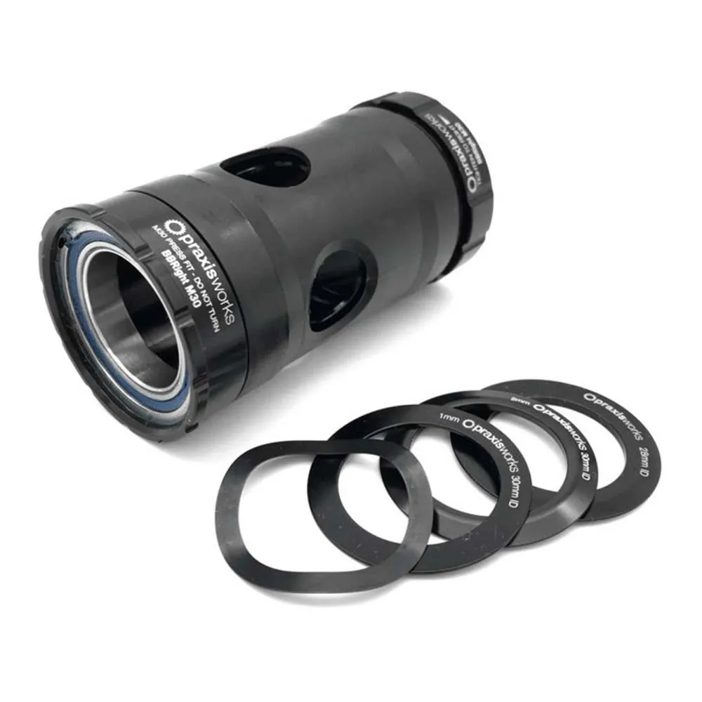 Praxis M30 Thru Bbright 79-4101r Vevlager, Black, 79mm Praxis M30 Thru Bbright 79-4101r Vevlager, Black, 79mm