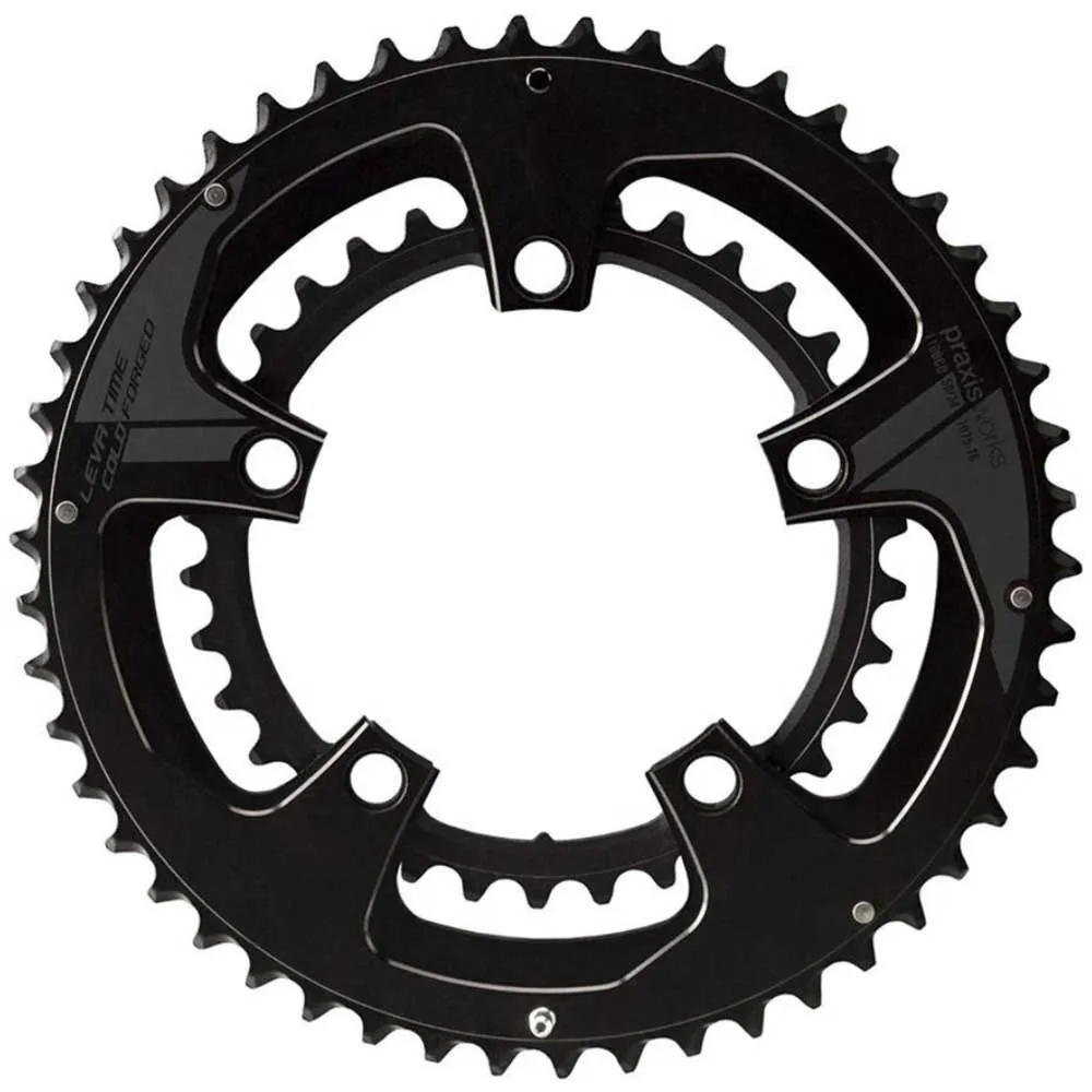 Praxis Mountain Ring 110 Bcd Kedjehjul, Black, 38t