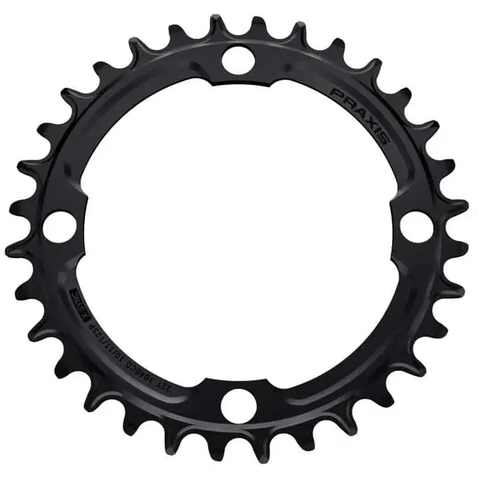 Praxis Mtb 104bcd 1x Narrow Wide Alloy Kedjehjul, Black, 34t