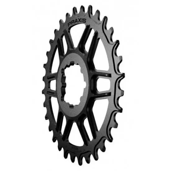 Praxis Road Dm1x Narrow Wide Kedjehjul, Black, 36t
