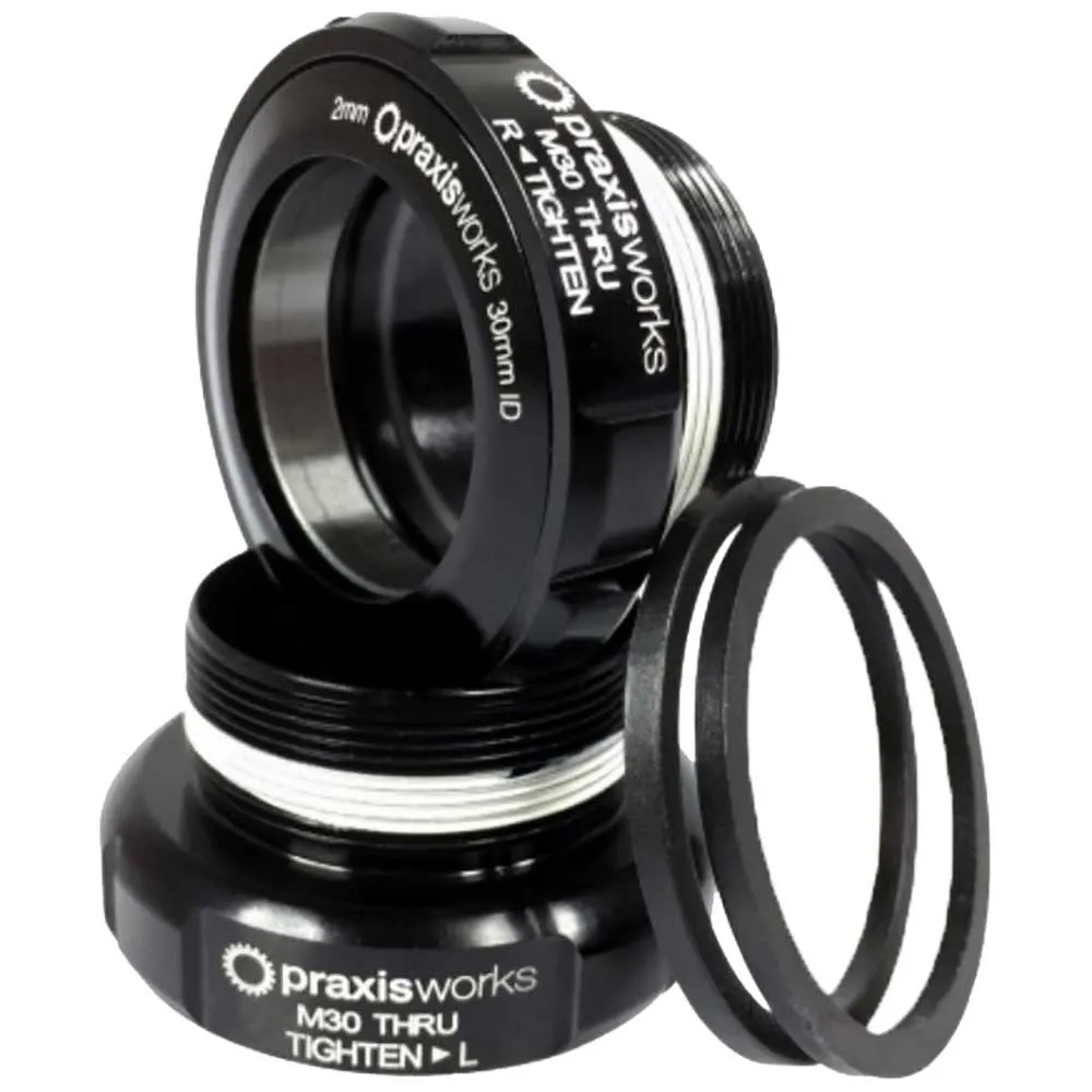 Praxis Road/mtb M24 Bb86/90/92 Vevlagerskoppar, Black, 86.5mm