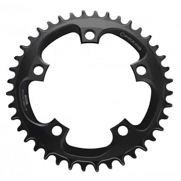Praxis Road Narrow Wide 5b 110 Bcd Kedjehjul, Black, 42t