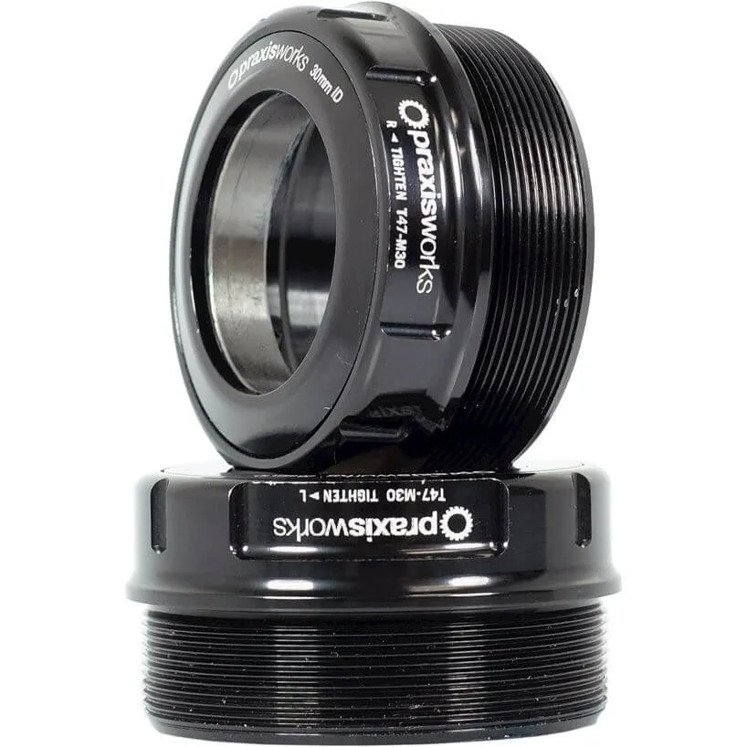 Praxis T47 Udvendige lager till M30 Vevparti, Black, 68/73mm Praxis T47 Udvendige lager till M30 Vevparti, Black, 68/73mm