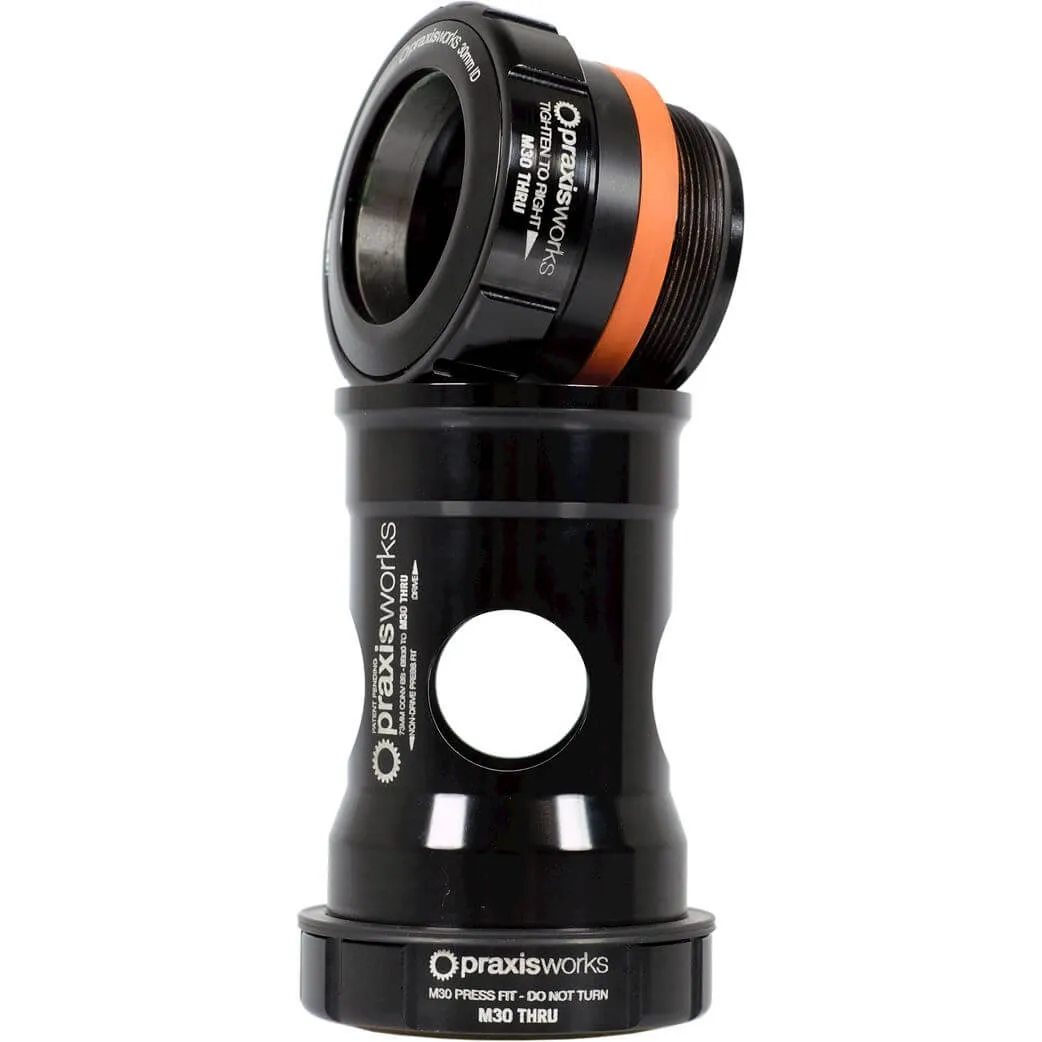 Praxis Vevlager PF30 till M30 Vevparti, Black, 73mm