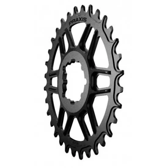 Praxis Wave 1x Direct Mount Kedjehjul, Black, 38t Praxis Wave 1x Direct Mount Kedjehjul, Black, 38t