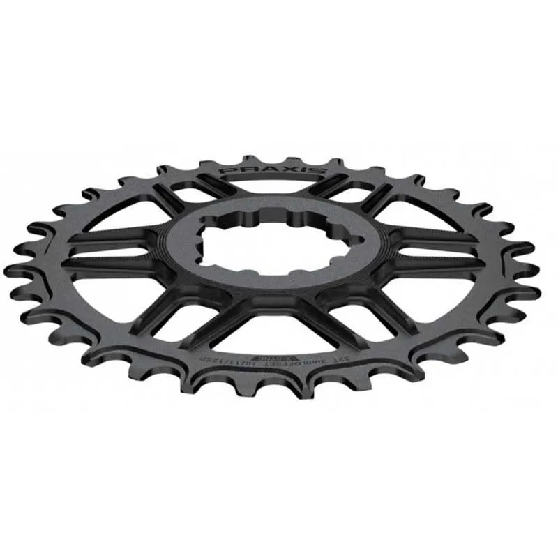 Praxis Wave 1x Direct Mount Kedjehjul, Black, 38t Praxis Wave 1x Direct Mount Kedjehjul, Black, 38t
