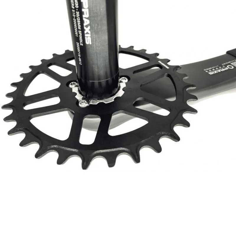 Praxis Wave 1x Direct Mount Kedjehjul, Black, 38t Praxis Wave 1x Direct Mount Kedjehjul, Black, 38t