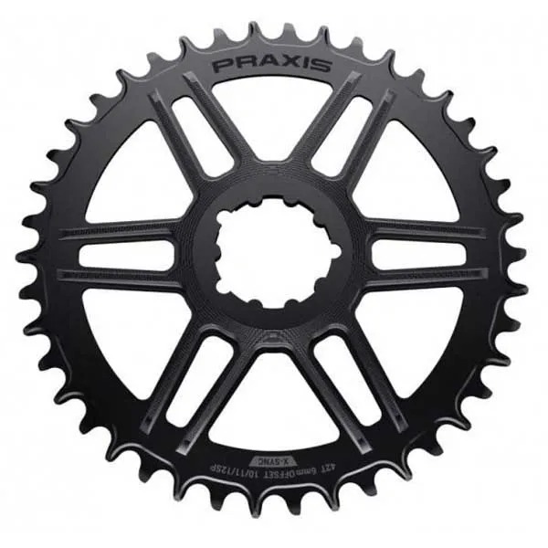 Praxis Wave 1x Direct Mount Kedjehjul, Black, 38t Praxis Wave 1x Direct Mount Kedjehjul, Black, 38t