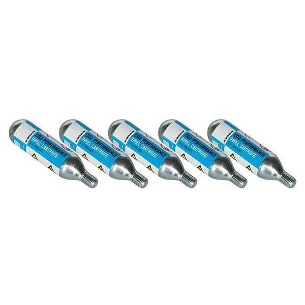 PRO CO2 Ersatzkartusche mit Gewinde 25 g - 5 Stück PRO CO2 Ersatzkartusche mit Gewinde 25 g - 5 Stück