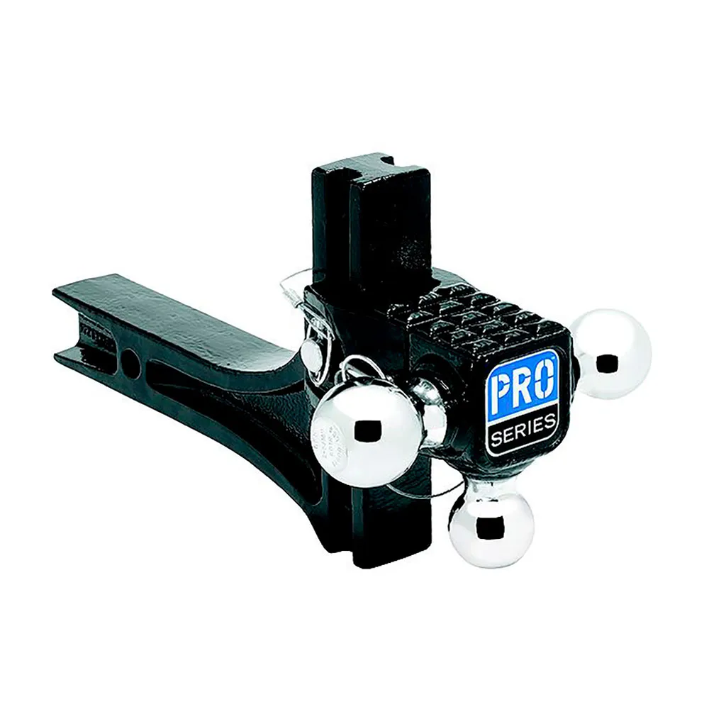Pro Series Justerbart Trekulssläpvagnsstöd, Black, One Size