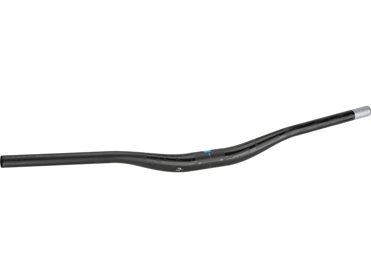 PRO Tharsis 3Five High Rise 35 Carbon 30 mm Riser Lenker, Black, 35mm, 800mm