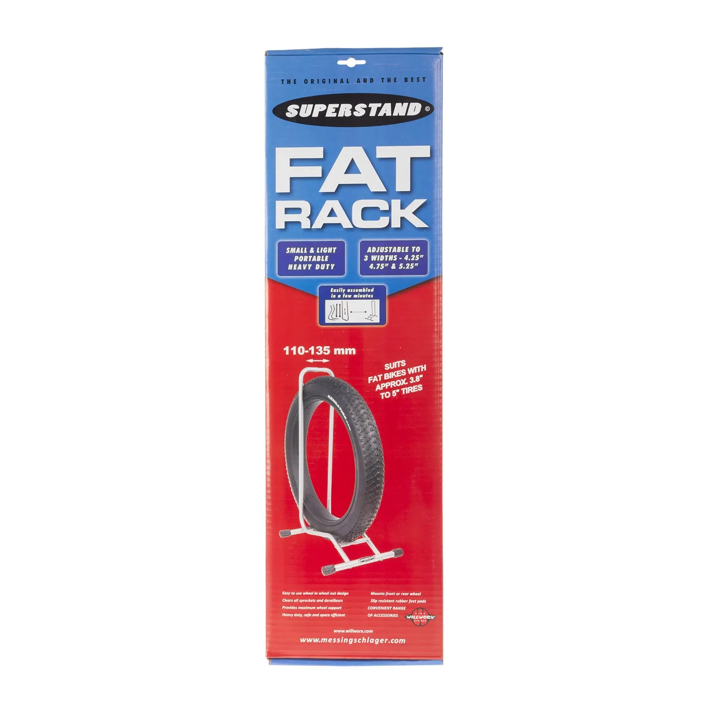 PRO Willworkx Fatbike Stativ, Silver, One Size PRO Willworkx Fatbike Stativ, Silver, One Size