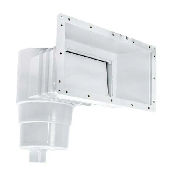 Productos Qp 360 Abs-skimmer För Liner-eller Betongpool Med Fyrkantigt Lock unisex, White, One Size