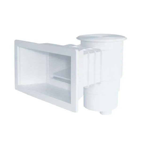 Productos Qp Ø 5m3/h Skimmer Standard Långt Munstycke Runt Lock 360mm unisex, White, One Size