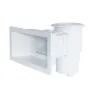 Productos Qp Ø 5m3/h Skimmer Standard Långt Munstycke Runt Lock 360mm unisex, White, One Size