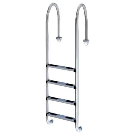 Productos Qp Poolstege För Smal Vägg 4 Trappsteg unisex, Inox, One Size