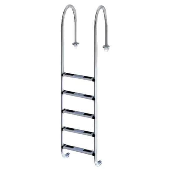 Productos Qp Poolstege För Smal Vägg 5 Trappsteg unisex, Inox, One Size