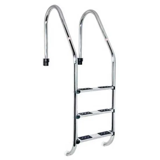 Productos Qp Standard Poolstege 3 Trappsteg unisex, Inox, One Size