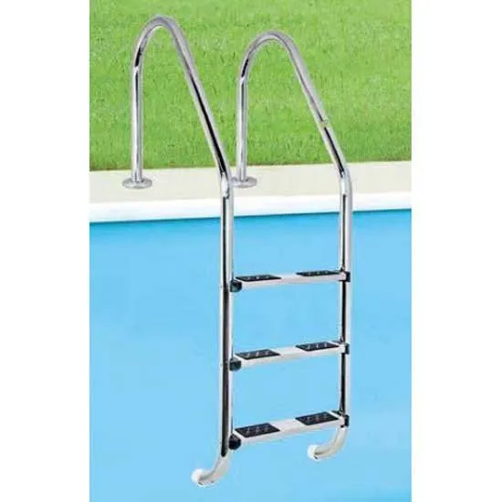 Productos Qp Standard Poolstege 3 Trappsteg unisex, Inox, One Size