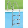 Productos Qp Standard Poolstege 3 Trappsteg unisex, Inox, One Size