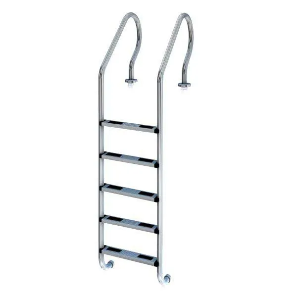 Productos Qp Stege Till Kombinationspool 5 Trappsteg unisex, Inox, One Size