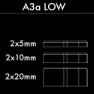 Profile Design A3a Low Riser Spacers Kit Styrlager, Black, 5/10/20mm