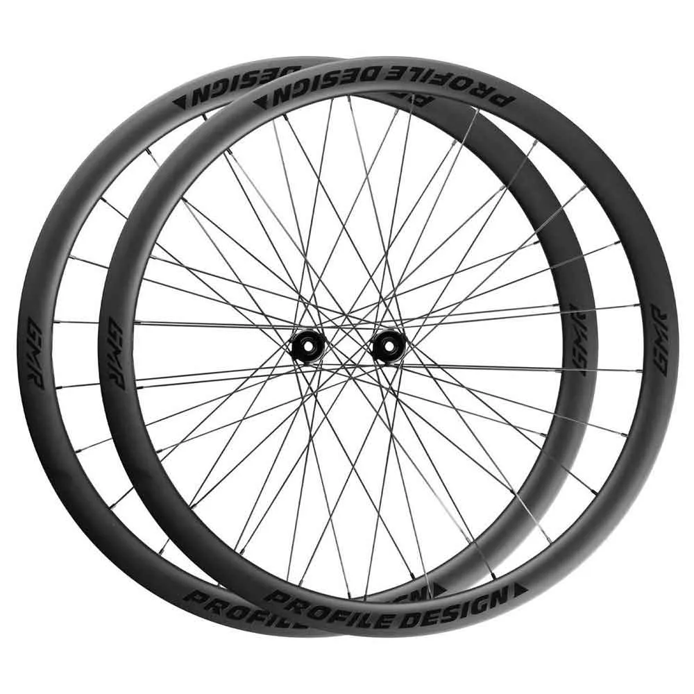 Profile Design Gmr 38 Carbon Cl Disc Tubeless Landsvägshjulset, Black, 12 x 100 / 12 x 142mm, Shimano/Sram HG