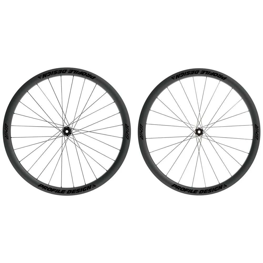 Profile Design Gmr 38 Carbon Cl Disc Tubeless Landsvägshjulset, Black, 12 x 100 / 12 x 142mm, Shimano/Sram HG