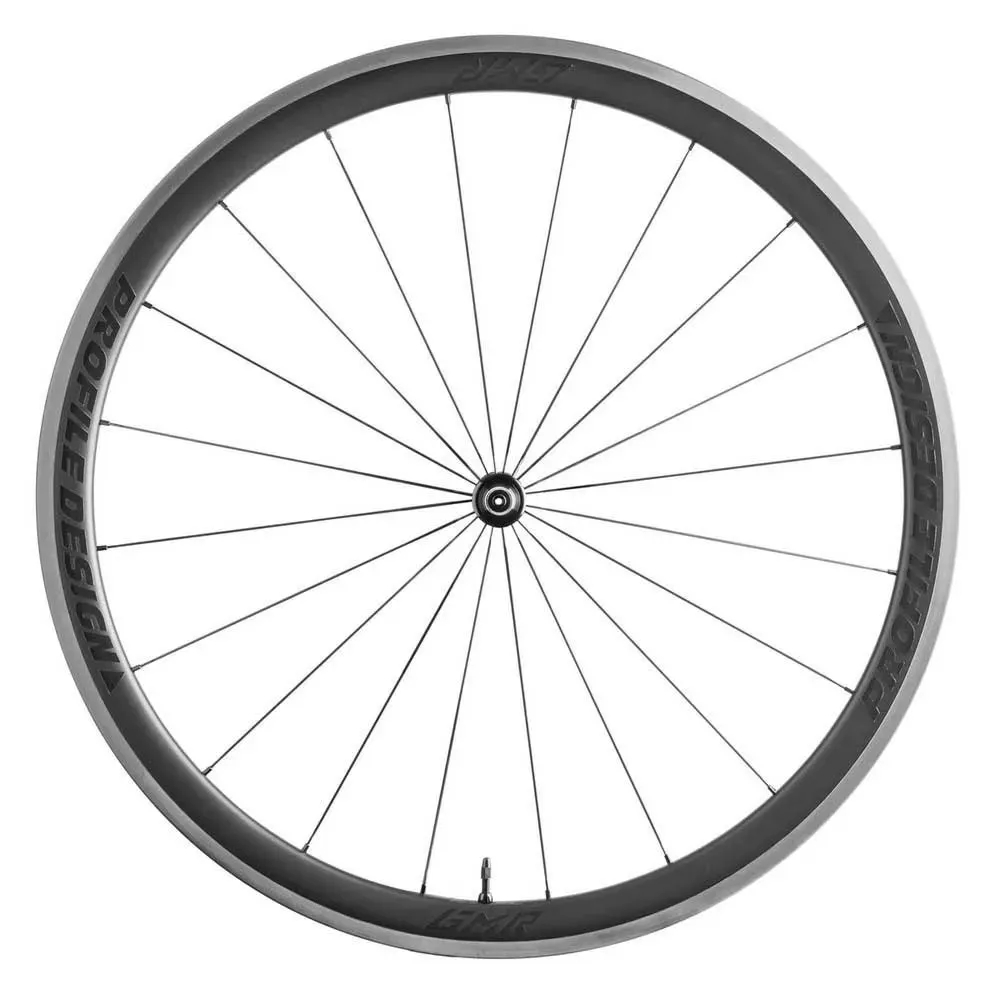 Profile Design Gmr 38 Carbon Tubeless Landsvägshjulset, Black, 9 x 100 / 10 x 130mm, Shimano/Sram HG