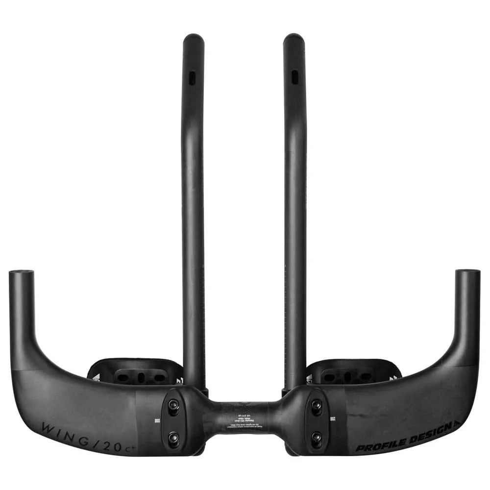 Profile Design Wing 20c+/ergo/35 Slc Carbon Aerobars, Black, 420mm