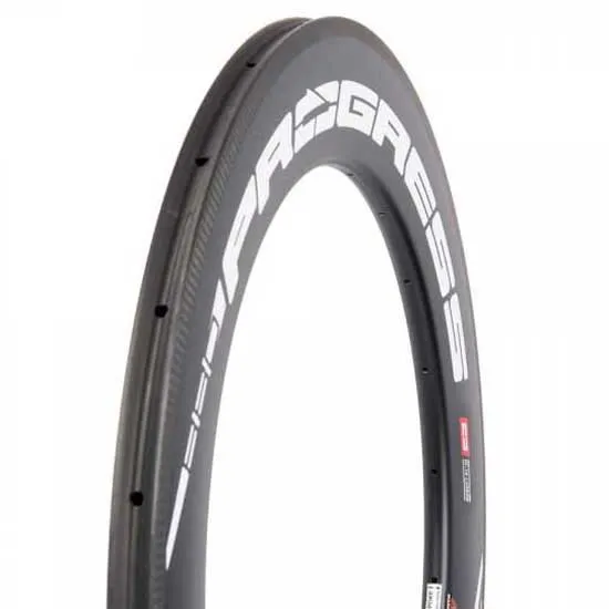Progress A-880 Carbon Tubular Fälg, Yellow fluor, 700 - 28" 20H Progress A-880 Carbon Tubular Fälg, Yellow fluor, 700 - 28" 20H