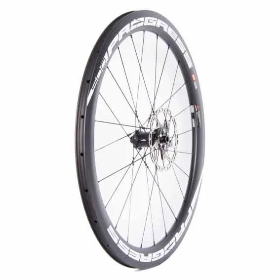 Progress A-prime 2019 Tubular Disc Framhjul För Landsvägscykel, Black / white, 12 x 100mm Progress A-prime 2019 Tubular Disc Framhjul För Landsvägscykel, Black / white, 12 x 100mm