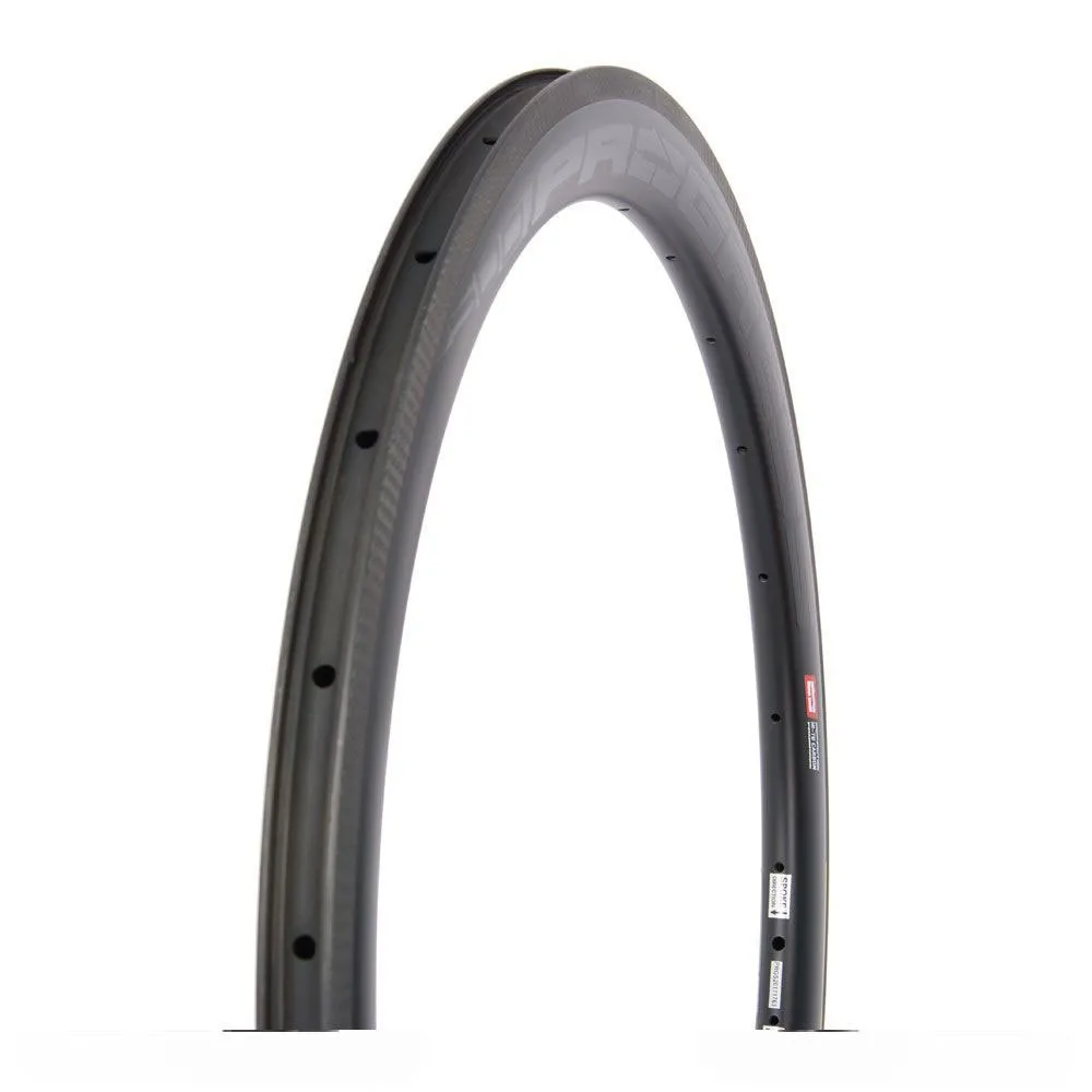 Progress A-prime Disc Tubular Fälg, Black, 700 - 28" 24H
