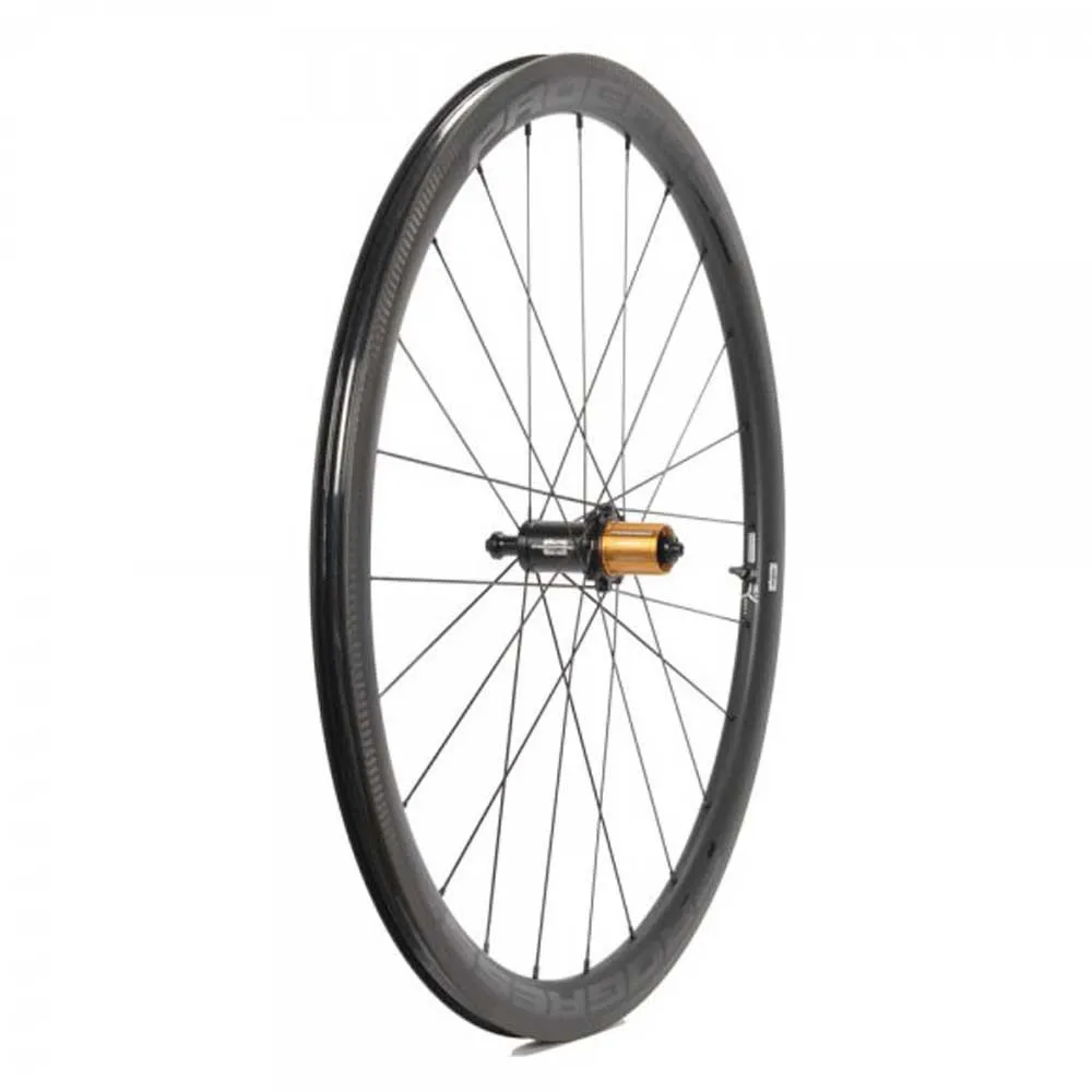 Progress Aero Tubeless Landsvägscykelns Bakhjul Progress Aero Tubeless Landsvägscykelns Bakhjul